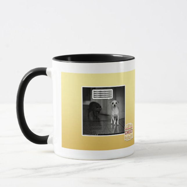 Taza No hay nada ser asustado de (Izquierda)