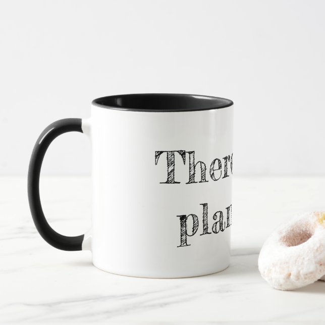 Taza NO hay planeta "B" (Con donut)