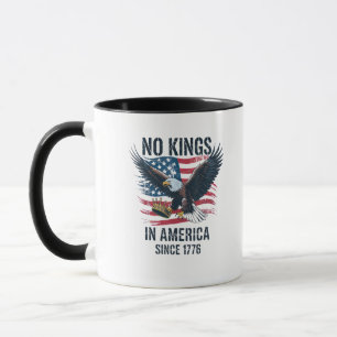 Taza No Hay Reyes En América Desde 1776 Minimal Limpio