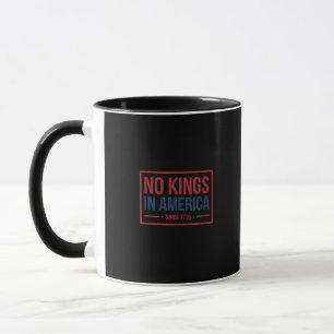 Taza No Hay Reyes En América Desde 1776 Patriótico Retr