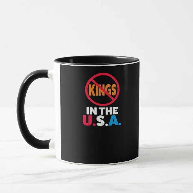 Taza No hay Reyes en EE. UU. (Izquierda)