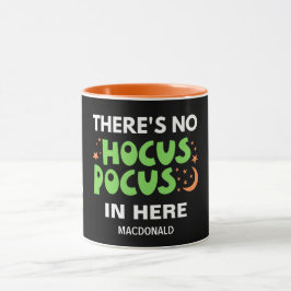 Taza NO HOCUS POCUS Halloween cristiano personalizado