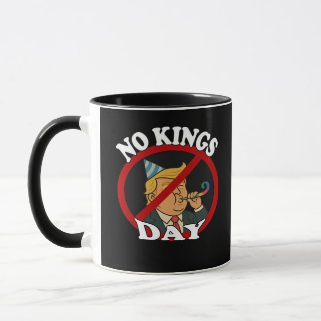 Taza No Kings Day Vintage Classic Graphic (Izquierda)