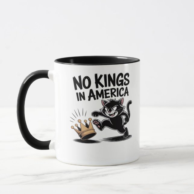 Taza No Kings In America Classic Bold Casual (Izquierda)