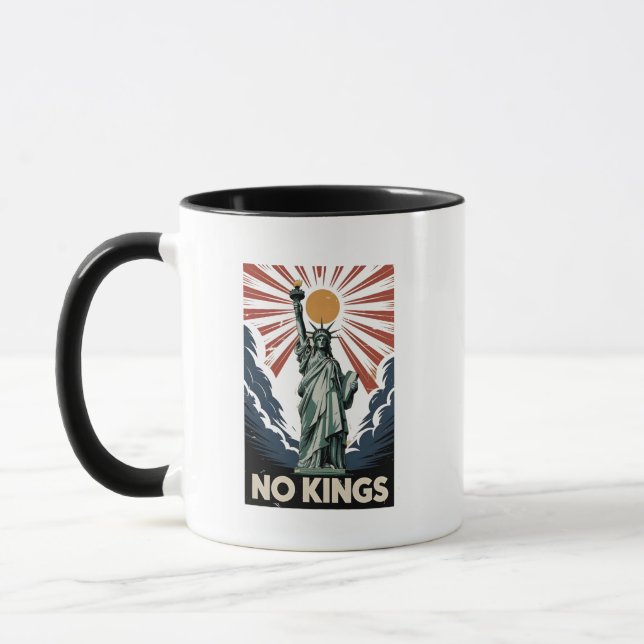 Taza No Kings In America Liberity Status USA Democrats  (Izquierda)