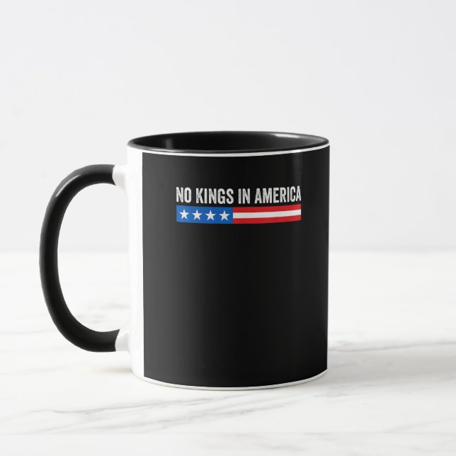 Taza No Kings In America Patriotic Style (Izquierda)