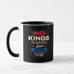 Taza No Kings In America Retro Clásico
