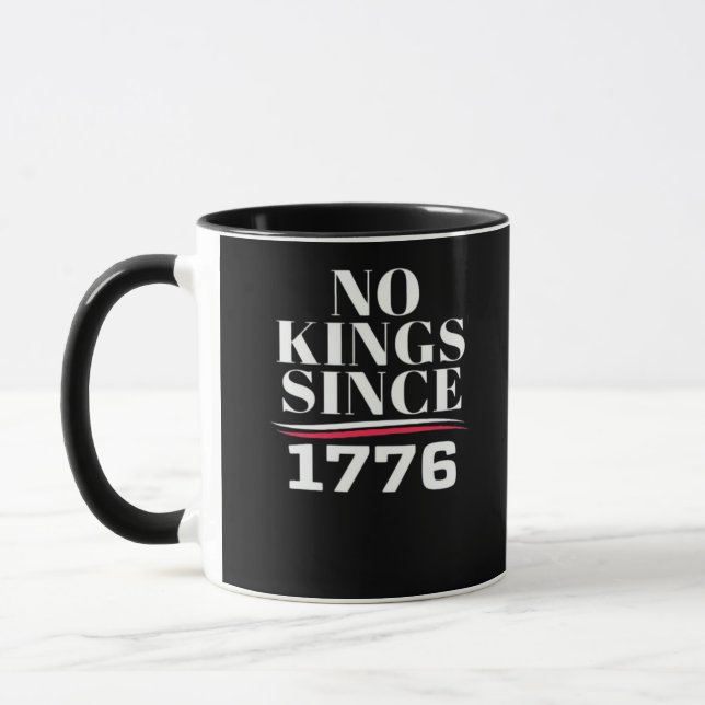 Taza No Kings In America Since 1776 #1 Classic (Izquierda)