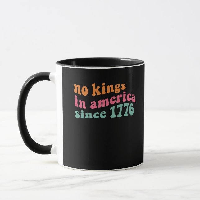 Taza No Kings In America Since 1776 Freedom Classic (Izquierda)