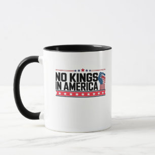 Taza No Kings In America USA Minimal Limpio