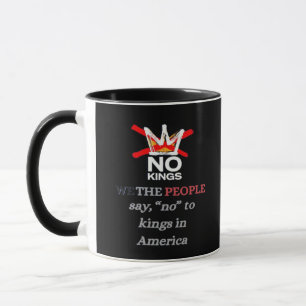 Taza No Kings We the People Estilo Clásico Libertad