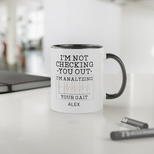 Taza No le echa un vistazo a la mordaza del Personaliza (Subido por el creador)