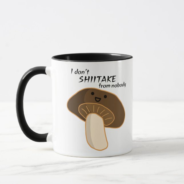 Taza No le echo un SHIITAKE a nadie (Izquierda)
