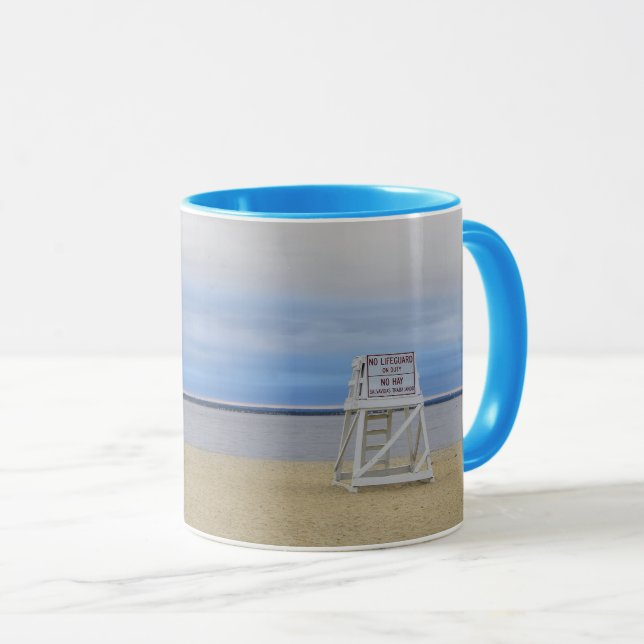 Taza No Lifeguard on Duty Two-Tone Mug (Anverso derecho)