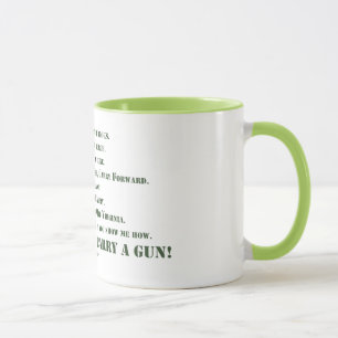 Taza No llevaré un arma