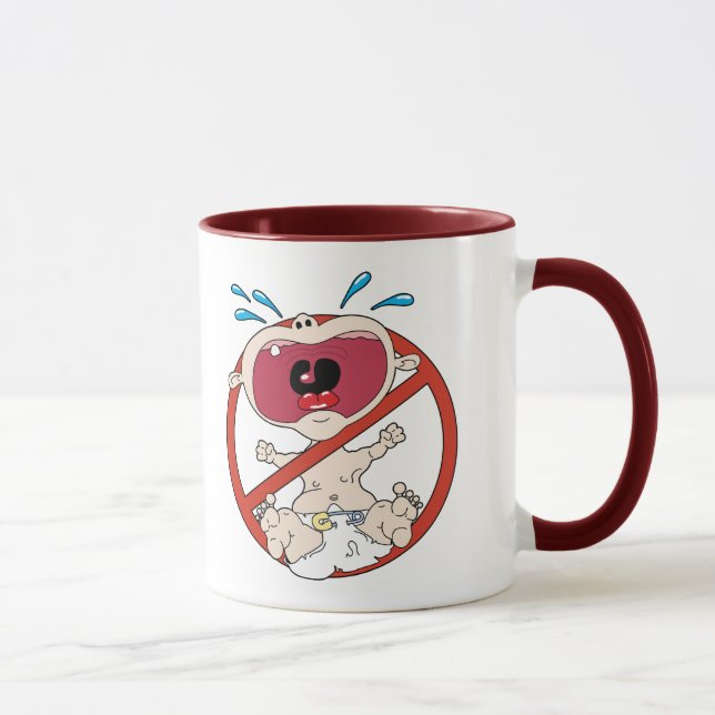Taza No lloramos a los bebés (Derecha)