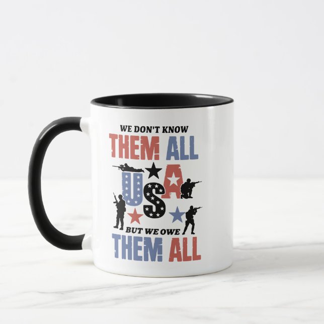 Taza No los conocemos a todos pero les debemos (Izquierda)