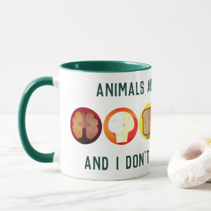 Taza No me como a mis amigos - de vegan
