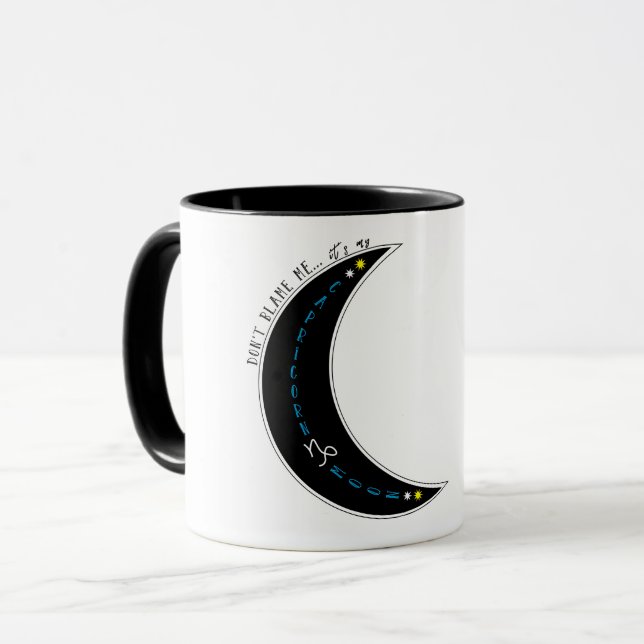 Taza No me culpes...es mi Capricorn Moon Zodiac (Anverso izquierdo)