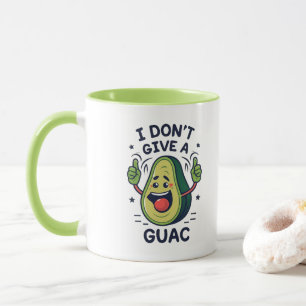 Taza No me doy un juego de palabras de aguacate