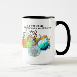 Taza No me estoy escondiendo; me estoy mezclando con lo