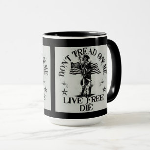 TAZA NO ME HAGAS TREAD, VIVE LIBRE O MUERE / MUG.