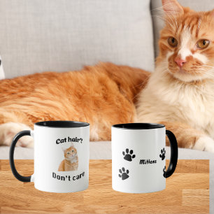 Taza No me importa el pelo de gato
