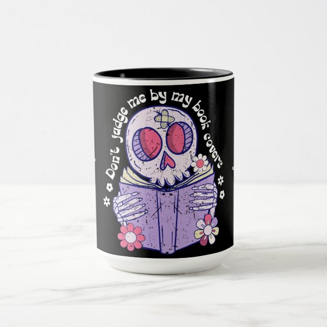 Taza No Me Juzgues Por Mis Cuadros De Libros. Amante de (Centro)