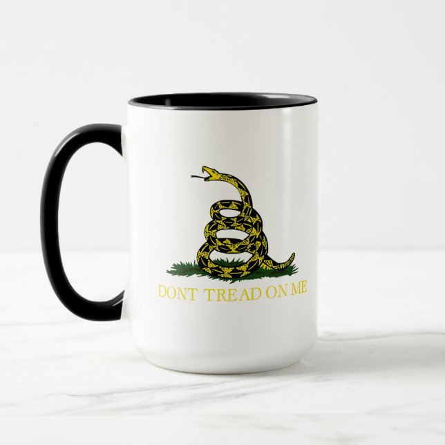 Taza No me pises la bandera de Gadsden 2a (Izquierda)