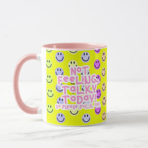 Taza No me siento hablando hoy - Mug