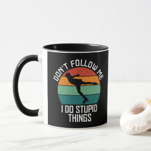 Taza No me sigas, hago cosas estúpidas Amantes del pati