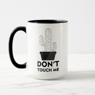 Taza No me toques - citas fuertes