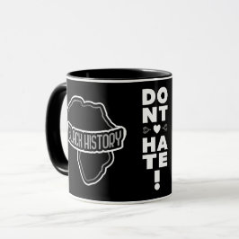 Taza No odies la historia NEGRA
