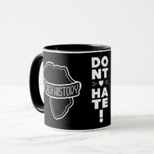 Taza No odies la historia NEGRA