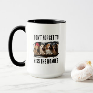 Taza No Olvides Besar A Los Amigos Foto De Mascota Pers