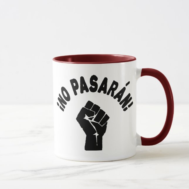 Taza No Pasaran - No Pasarán (Derecha)