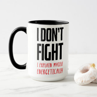 Taza No peleo