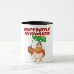 Taza No peles mis plumas