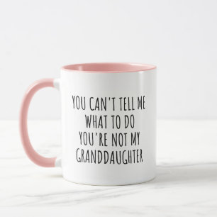 Taza No Puedes Decirme Qué Hacer Abuelo Divertido 