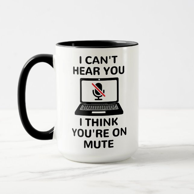Taza No puedo oírte creo que estás callado (Izquierda)