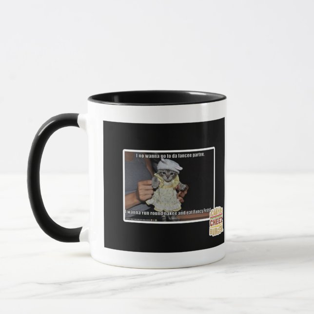 Taza No quiero ir a la fiesta de la fancee (Izquierda)