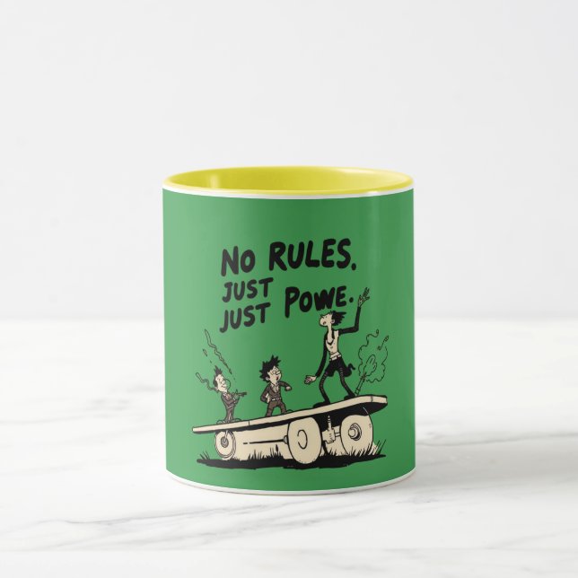 Taza No Reglas Solo Poder – Mentalidad Fuerte Motivacio (Centro)
