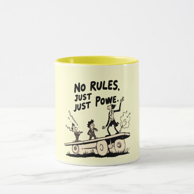 Taza No Reglas Solo Poder – Mentalidad Fuerte Motivacio (Centro)