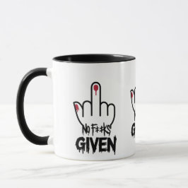 Taza No se le ha dado ninguna m***" Minimalista diseño 
