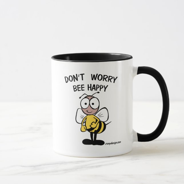 Taza No se preocupe la abeja feliz (Derecha)