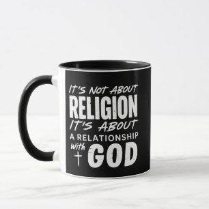 Taza No se trata de la declaración de fe religiosa espi
