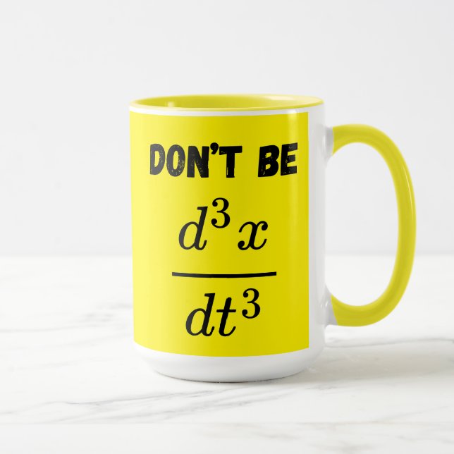 Taza No seas la tercera enseñanza secundaria de matemát (Derecha)