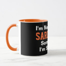 Taza No siempre soy una tipografía graciosa sarcástica