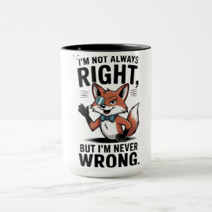 Taza "No siempre tengo razón, pero nunca estoy equivoca
