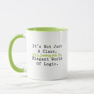 Taza No solo una clase Viaje al mundo de la lógica mate